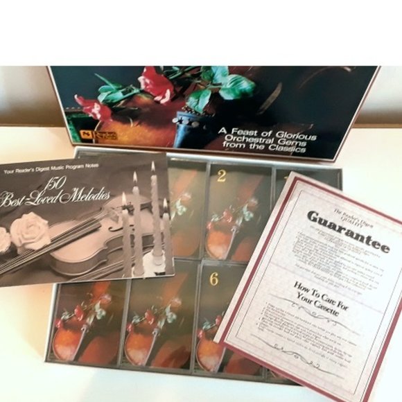 1 box of 8 cassette tape best love melody song - Picture 3 of 5